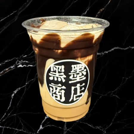 チョコレートラテ｜川口市でドーナツ・アサイーボウルのデリバリー・テイクアウトなら黒墨商店